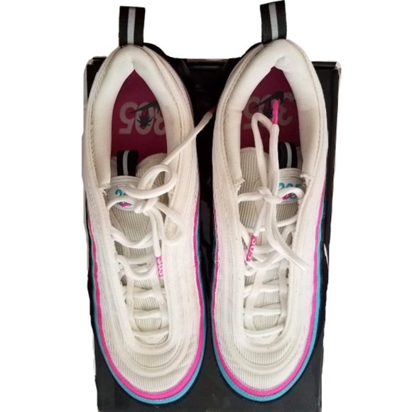 NIKE Air Max Plus 97 Miami Vice Sneakers In Original Box - Men's Size 13 - Picture 9 of 10